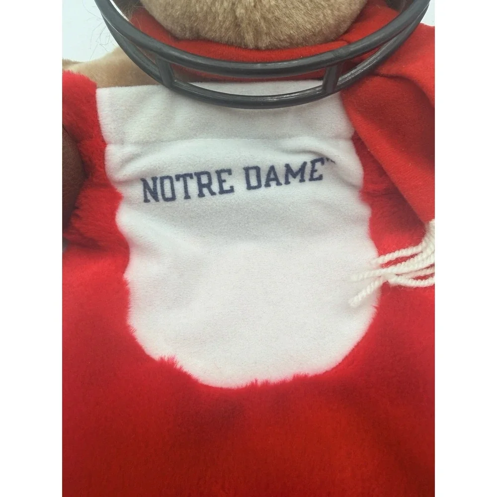 Vintage Notre Dame Fighting Irish Reindeer Football Christmas Stocking
